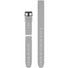 Silikónový remienok Garmin 26mm (pro Garmin Fenix 8/7X/6X (51mm), Tactix aj.), šedý, QuickFit, + predĺžená časť