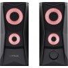 TRUST reproduktory GXT 606 Javv RGB-Illuminated 2.0 Speaker Set, černá