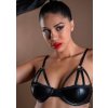 Daring Intimates Lesklá podprsenka s řemínky