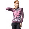 ALÉ Cycling Clothing Alé PR-E Multiverso LS W, Blackberry purple Veľkosť: L Dámsky dres vhodný na jesenné výjazdy