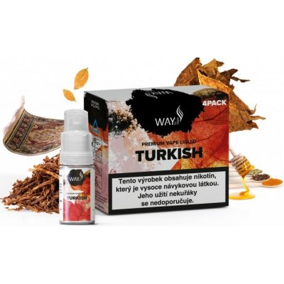 Liquid WAY to Vape 4Pack Turkish 4x10ml Síla nikotinu: 6mg