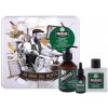 PRORASO Eucalyptus Beard Wash darčekový set šampón na fúzy 200 ml + balzam na fúzy 100 ml + olej na fúzy 30 ml + plechová dóza pre mužov