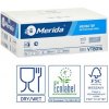 Jednotlivé papierové uteráky skladané IDEAL, 2-vrsť, 3200 ks- 100% celulóza / kartón /23cm x 21cm/ VTB016