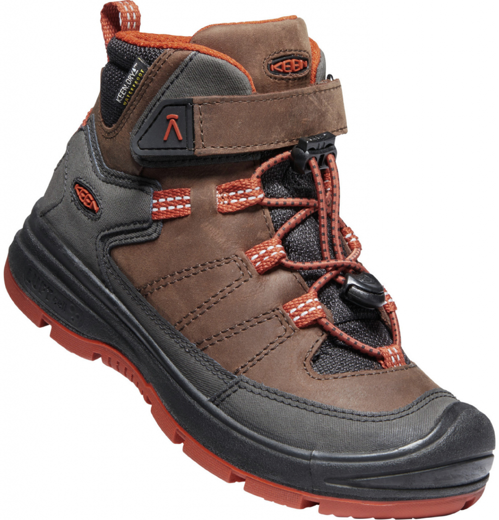 Keen topánky Redwood MID WP Y hnedá