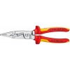 Kliešte univerzálne pre elektroinštaláciu Knipex 200mm VDE 1000V