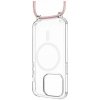 Kryt na mobil FIXED MagPure Neck s ružovou šnúrkou na krk pre Apple iPhone 16 Pro Max (FIXPUNM-1403-PI)