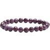 Nefertitis Zafír náramok fialový AA kvalita brúsenej korálky 8 mm NF54101 - obvod 16 cm až 22 cm