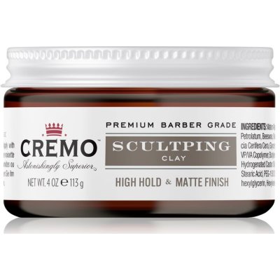 Cremo Hair Styling Sculpting Clay High Hold 113 g