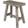 Clayre & Eef Hnedý antik drevený stolík na kvety - 38*18*38 cm - Clayre & Eef