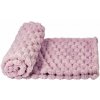 Nobby Classic Nobby deka DIAMOND fleece ružová 100x150cm
