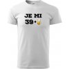 Je mi 40 pivo - Tričko extra veľké (5-8XL) - 5XL ( Biela )