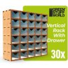 Green Stuff World MDF Vertical rack with 30 Drawers / MDF vertikálny regál s 30 zásuvkami
