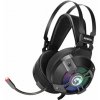 Marvo HG9015G, slúchadlá s mikrofónom, ovládanie hlasitosti, čierna, 7.1 (virtuálne), USB (HG9015G)