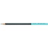 Grafitová ceruzka, HB, trojhranný tvar, FABER CASTELL Grip 2001, čierna, tyrkysová