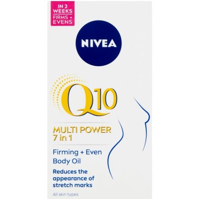 NIVEA Q10 Multi Power 7v1, Q10 Spevňujúci telový olej, 100ml