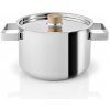 Eva Solo Hrniec NORDIC KITCHEN 3 l, 18 cm, pokrievka s drevenou rukoväťou, nerez