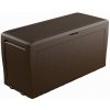 Keter Samoa rattan box 270L hnedý