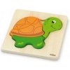Viga Puzzle pre najmenších korytnačka 4ks