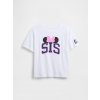 GAP Detské oversize tričko Gap & Disney Big Sis Biela XS