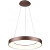Azzardo | Azzardo AZ5011 - LED Stmievateľný luster na lanku SANTANA LED/80W/230V hnedá + DO | AZ5011