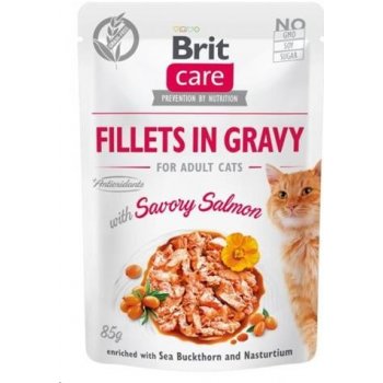 BRIT CARE cat ADULT SAVORY salmon 85 g