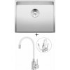 Blanco CLARON 500-U nerez Durinox 523386 + Deante NEO LUNO BOC W720 nerezová oceľ