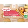 Babybio broskyňa jablko 2 x 130 g