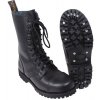 Topánky šnurovacie, 10tich dierkové Pure Trash, čierne - 5 (PURE TRASH)