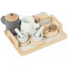 Kruzzel 26543 Dřevěný čajový set, 16 ks