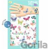 Djeco Detské tetovanie Trblietaví motýliky