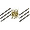 Konfety, 60 cm zlaté metalické 6 ks 8595596318315