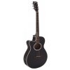 Dimavery AW-400 Western guitar LH, black