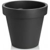 Gardenico Kvetináč Metro Twist 'n' Roll antracit 29 x 26,5 cm