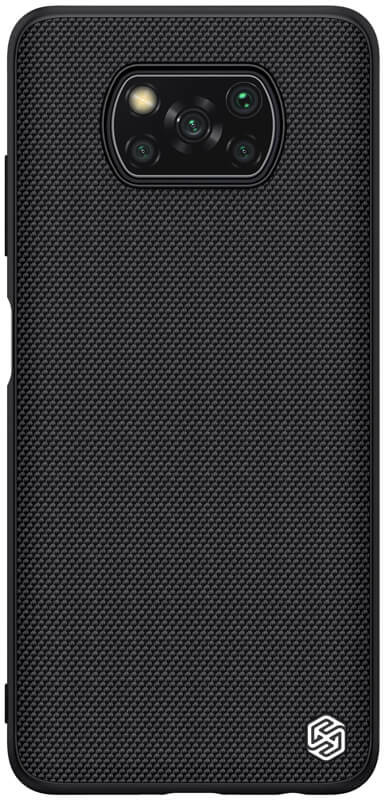 Púzdro Nillkin Textured Hard Case Xiaomi Poco X3 čierne