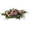 Náhrobná ikebana – staroružová pivónia v zaťaženej lodičke