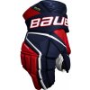 Hokejové rukavice Bauer Vapor Hyperlite Navy/Red/White Senior 14 palcov
