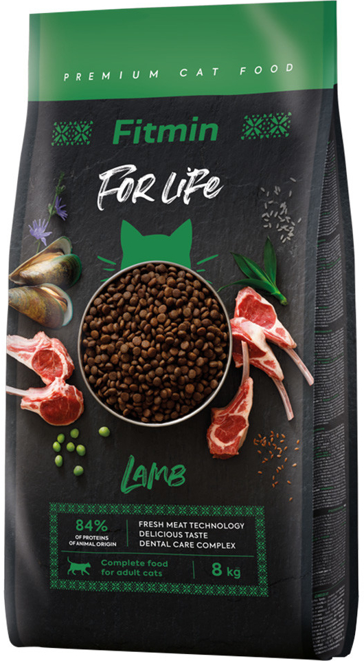 FITMIN Cat FOR LIFE Adult Lamb 2 x 8 kg