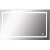 Zrkadlo do kúpeľne s osvetlením Modern LED 65x100 cm s vypínačom a podložkou proti zahmlievaniu