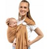 BOBA Ring Sling Detský nosič/šatka z ľanu, hnedá