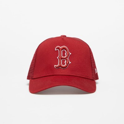 New Era 9FO AF League Essential Trucker MLB Boston Red Sox Hot Red/White