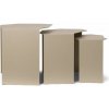 Ferm Living Sada 3 stolíkov Shard Cluster, cashmere