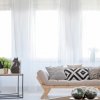 Voile Uni hotová záclona s riasiacou páskou biela Veľkosť: 400x300cm