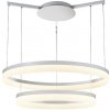 AZZARDO Zola 80/60 AZ1295 white (Kruhové závesné LED svietidlo.)