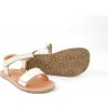 Barefoot Sandále Froddo Flexy Lia – Gold Shine Veľkosť: 40
