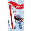 Plážová osuška Lilo a Stitch se surfem 70x140cm