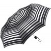 Fulton dámsky skladacie dáždnik Minilite 2 SILVER STRIPES L354