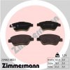 ZIMMERMANN Sada brzdových platničiek kotúčovej brzdy 23982.180.1