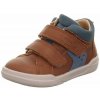 Chlapčenské barefoot vyššie tenisky Superfit SUPERFREE Brown/White 1-000543-3000 - 24