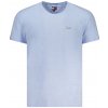 Štýlové Pánske Tričko s krátkym rukávom TOMMY HILFIGER Modrá Farba: Modrá, Velkost: S