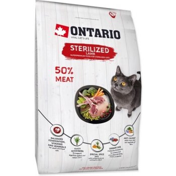 Ontario Cat Sterilised Lamb 2 kg